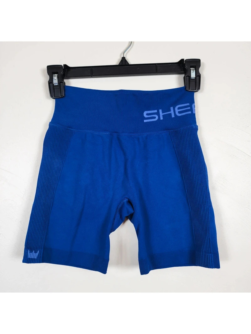 Shefit Butt Scrunch Biker Shorts Navy Blue Size Small